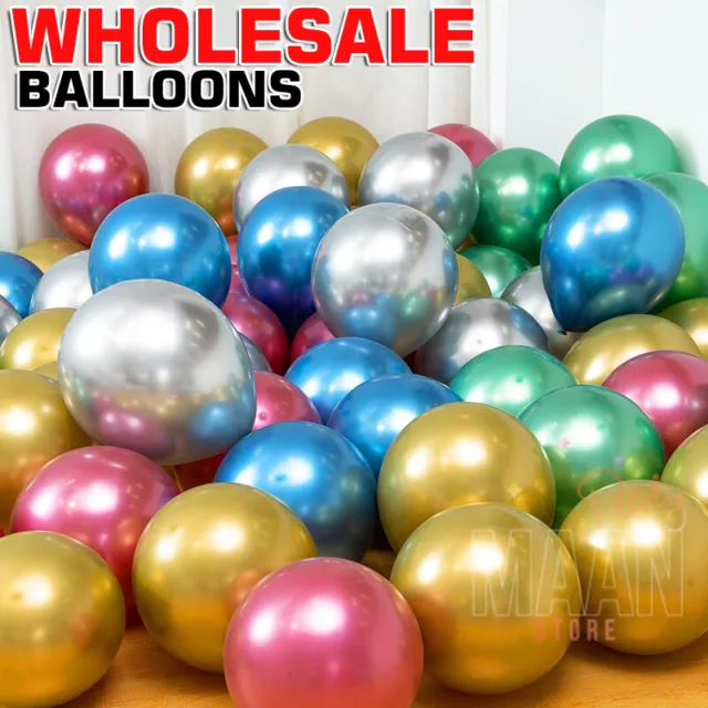 WHOLESALE BALLOONS 100-1000 Latex BULK PRICE JOBLOT Quality Any Occasion BALLONS