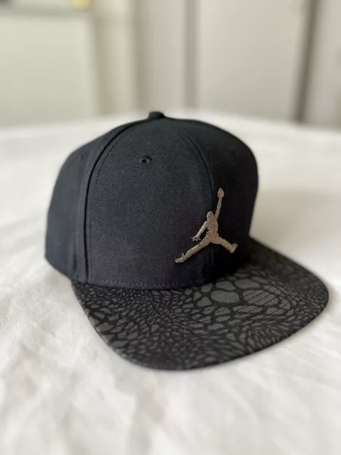 NIKE AIR JORDAN Jumpman Snapback Black Hat Cap Adjustable One
