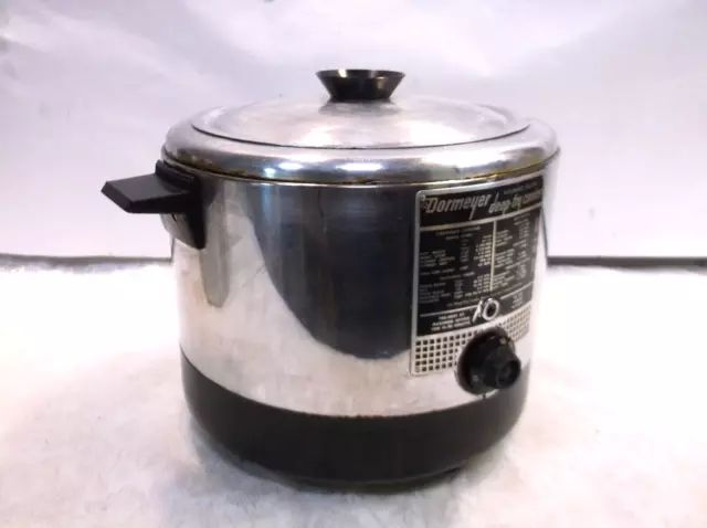 Vintage Electric Deep Fryer - Dormeyer Cooker W/Basket Model DF 2