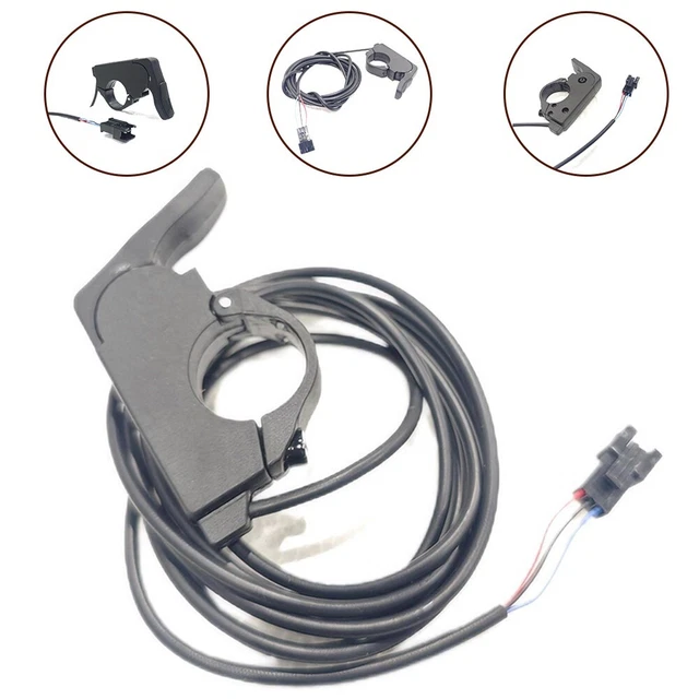 Accélérateur Au Pouce Pour Vélo électrique – 12V à 72V, étanche, Compatible Contrôleur KT