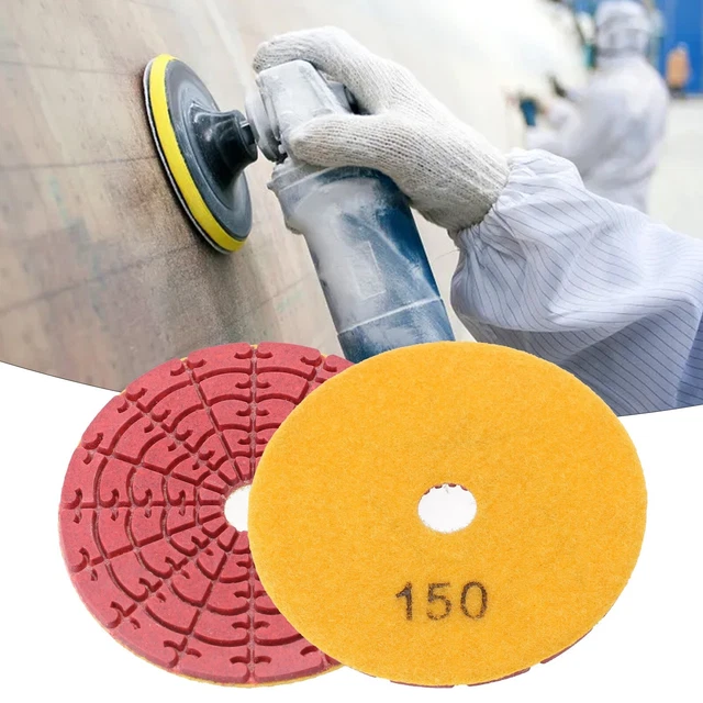 Diamond Polishing Pads 4inch Wet Dry Granite Concrete Marble Glass Stone Sanding