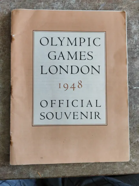 1948 London Olympic Games Official Souvenir Programme. 176 Pages