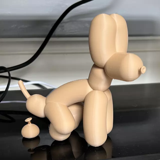 Pooping Ballon Hund - 3D-gedruckt