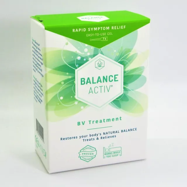 2 x Balance Activ BV Vaginal Gel (7 PK) Bacterial Vaginosis - Restores pH