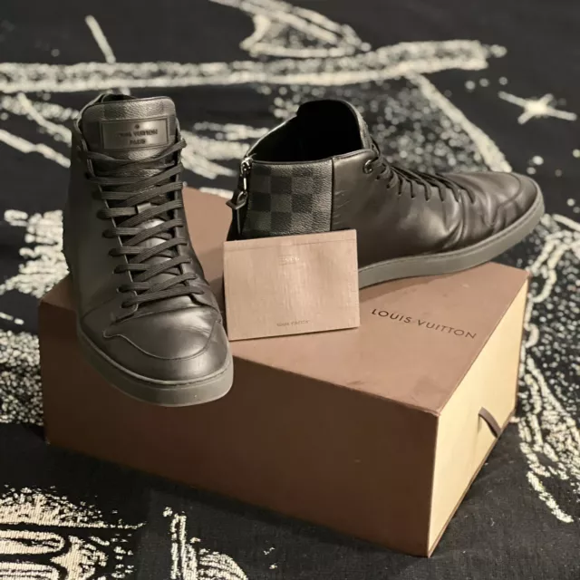 Louis Vuitton Monogram/Black Canvas and Leather Match Up Sneaker Size 42.5 Louis  Vuitton