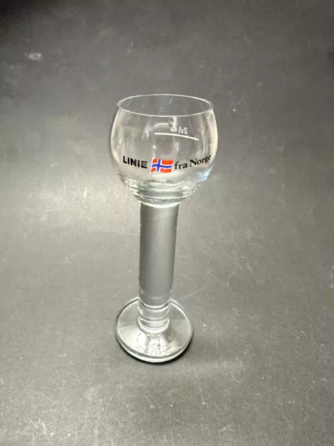 Aquavit  "Linie Fra Norge " Stamper Pinnchen Shot Bar geeicht 2cl  Norway