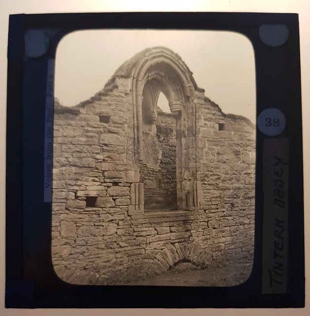 Glass Magic Lantern Slide. "Tintern Abbey". 189.