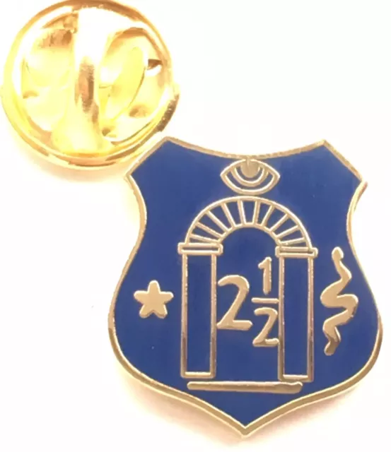 Orange Lodge 2.5 Enamel Lapel Pin Badge