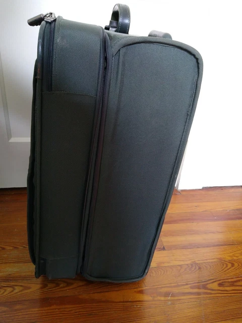 TUMI 2283M3 Green Ballistic Nylon 25" Upright Rolling Wheeled Suitcase With Lock 3