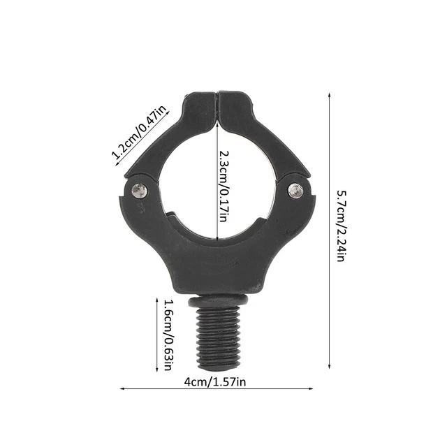 (Nero) ABS + supporto magnetico da pesca produzione professionale pesca in mare