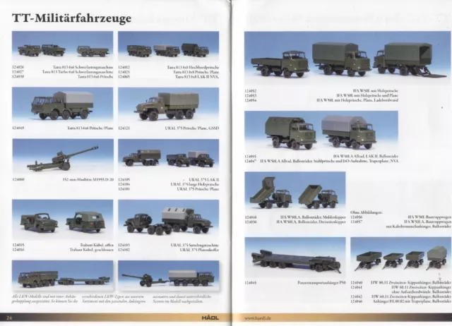 catalogo HÄDL Manufaktur HAEDL 2014 TT Güterwagen & TT PKW LKW           D    bb 3