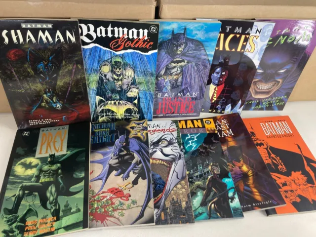 Batman Legends Dark Knight tpb SET! DC Comic trade lot; Shaman Gothic Faces 1764