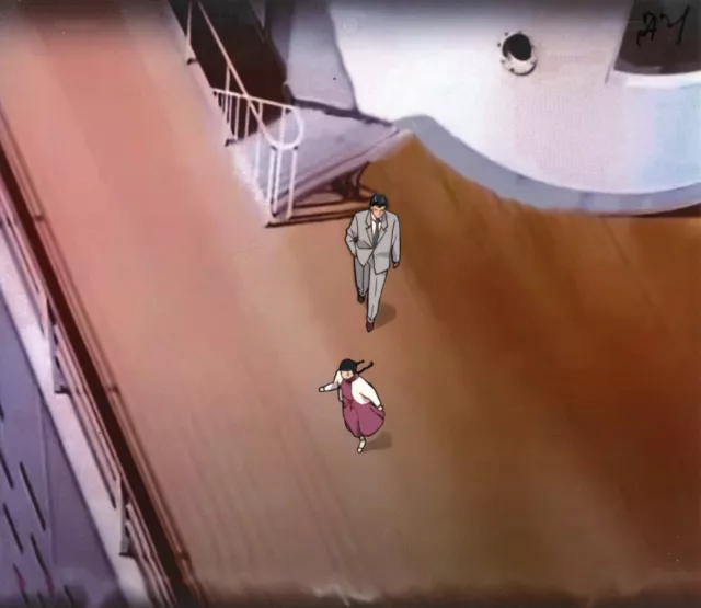 GOLDEN BOY CEL Anime NORIKO & HIROSHI KOGURE on Ship - Ova3 -112 +Extras