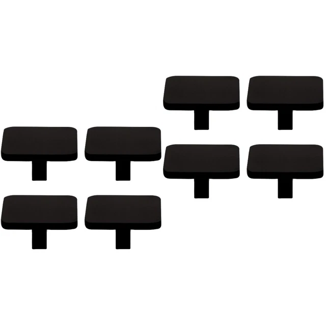 8 Pcs Kitchen Cabinet Knobs Handle Door Handles Square Doorknobs Matte