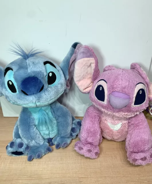 DISNEY STORE LILO & Stitch Angel And Stitch Soft Toy Plush 12” Tall £24
