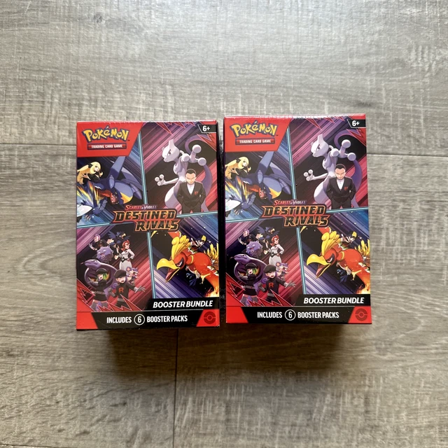 POKÉMON TCG SCARLET Violet Destined Rivals Booster Bundle x2 SEALED £94 ...