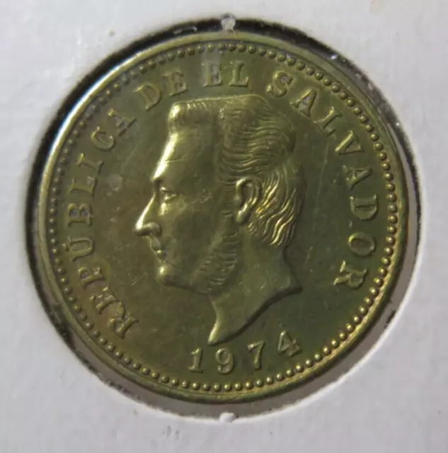 1974  3 Centavos  El Salvador Nice Vintage Estate Coin