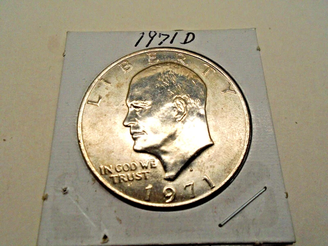 1971 D Var II  Eisenhower Dollar
