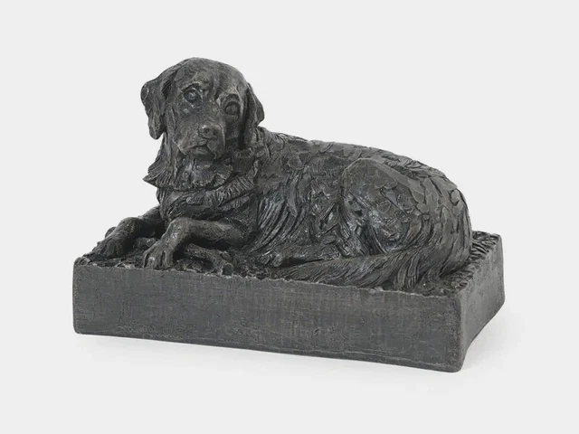 Golden Retriever Urn, Pet Memorial, Dog Urns For Ashes, Casket Urn