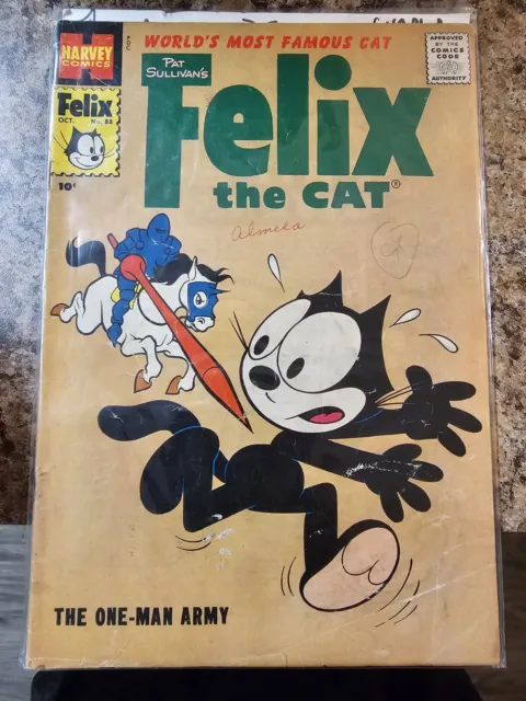 Felix The Cat #88 (1957) Rare Vintage Silver Age Harvey Comics VG
