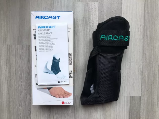 Sprunggelenkorthese AIRCAST AirSport/AirGo Rechts (M) - Bandage/Schiene  - NEU