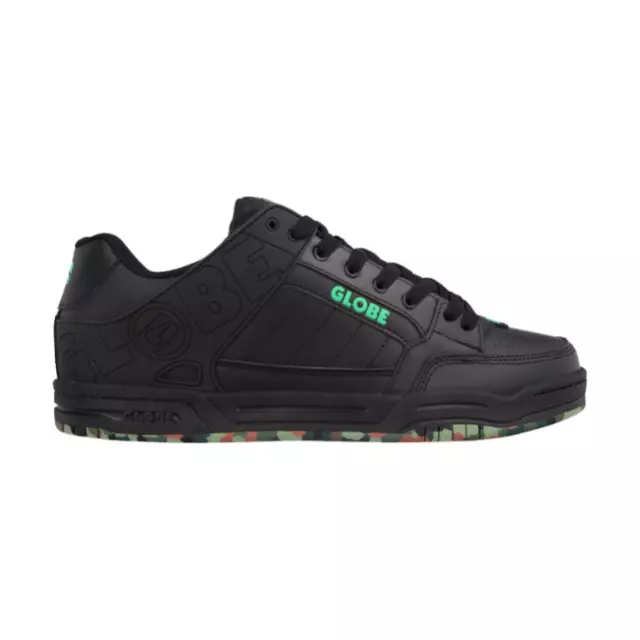 SCARPE PROFESSIONALI DA SKATE GLOBE Tilt - Black/Green/Mosaic sglo166