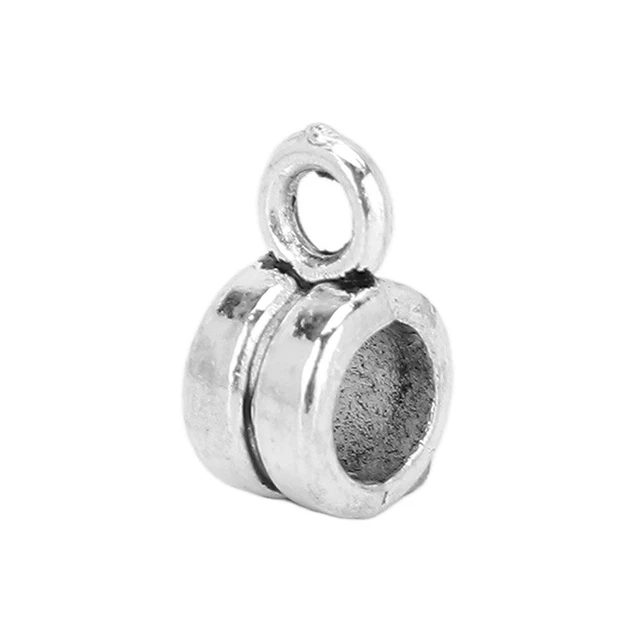 Haarperlen Antik Silber Finish Mittlere Größe Wikinger Bartperlen 50 Stück