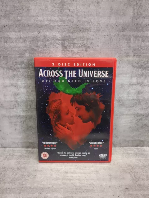 Across The Universe (DVD, 2007) Region 2