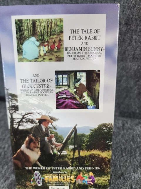 Peter Rabbit Original Tail THE TAIL OF Peter Rabbit and The Tailor of Gloucester VHS Tested ...