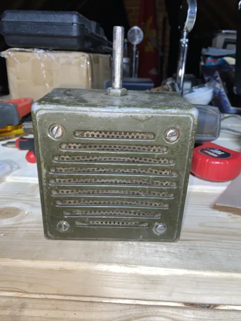 Signal Corps US Army loudspeaker LS-166/U Claser-Steers Corporation Bellville NJ