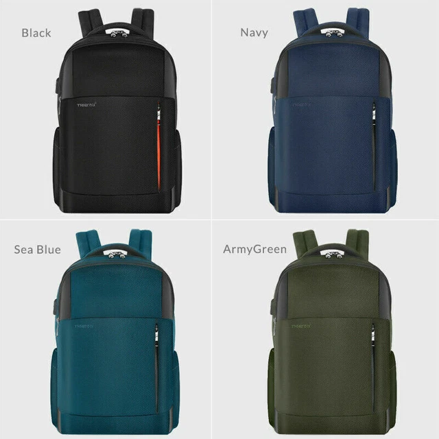 TIGERNU ANTI THEFT Laptop Backpack USB Charging Waterproof School Bags ...
