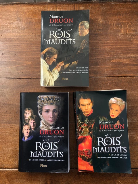 LES ROIS MAUDITS intégrale 3 tomes , Maurice Druon, Plon 2005