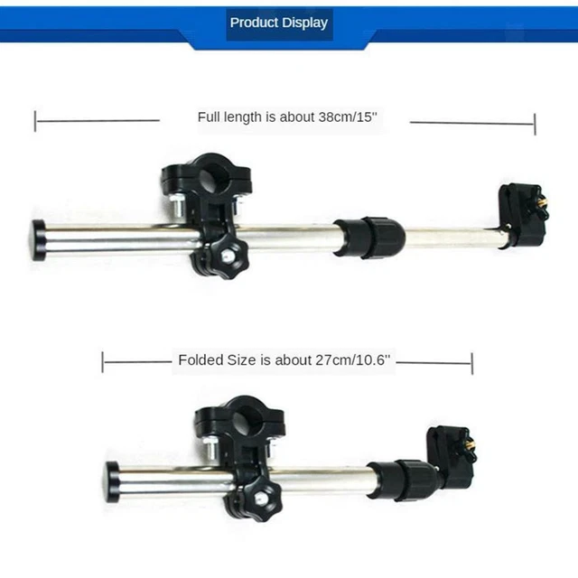 Bike Umbrella Holder Pram Chair Stroller Support Stand Swivel Mount Extend Pole