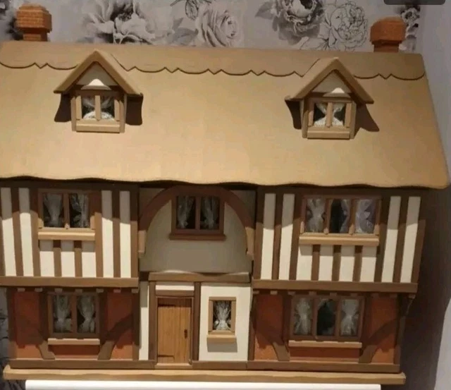 DOLLS HOUSES X 7 & Summer House, & 4 Boxes Of Furniture PRICED TO SELL