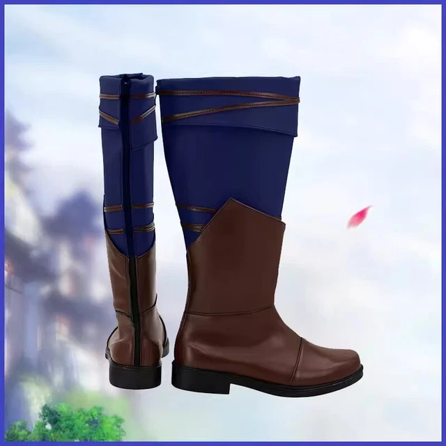 Stivali Cloud Strife Cosplay FF7 - Pelle PU, Nero - Foto 10