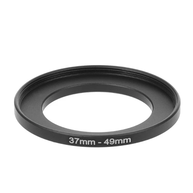 Anelli step up in metallo da 37 mm a 49 mm adattatore obiettivo filtro fotocamera accessori strumenti nuovo