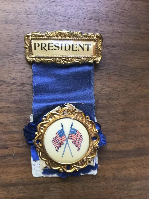 President - New York State Firemens Assn Ribbon