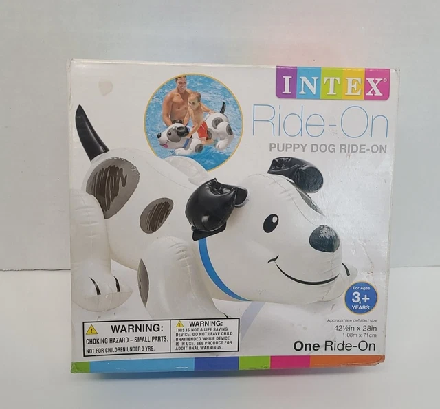 INTEX PUPPY DOG Rideon Inflatable Pool Float 53.99 PicClick