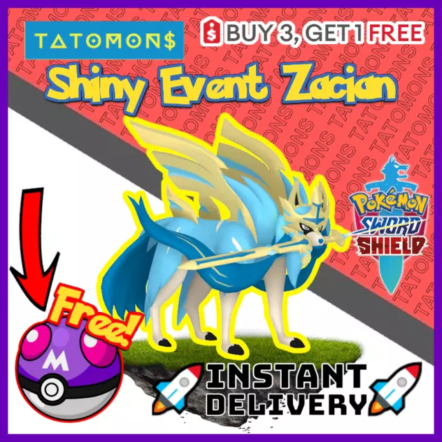 6IV Ultra Shiny Zacian & Zamazenta Pokemon Sword and Shield