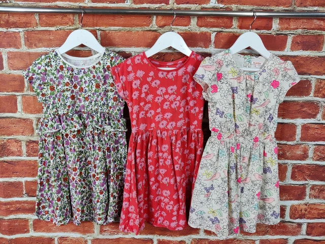 GIRLS BUNDLE AGE 5-6 YEARS NEXT BLUE ZOO etc SUMMER DRESS FLORAL PRETTY 116CM