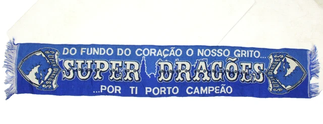 Écharpe Officielle Porto Super Dragões – Produit Officiel – Bleu Et Blanc – Longueur 130 Cm
