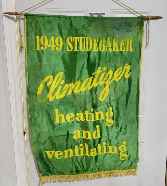 Banner 1949 Studebaker Climatizer heating and ventilating. Original.