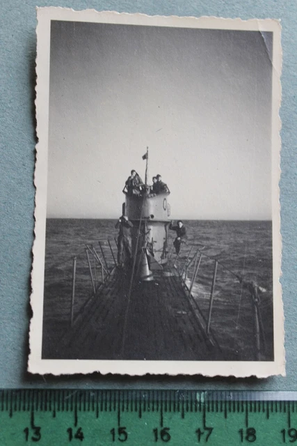 FOTO PHOTO 237011 WW2 deutsches UBoot Unterseebot submarine auf See