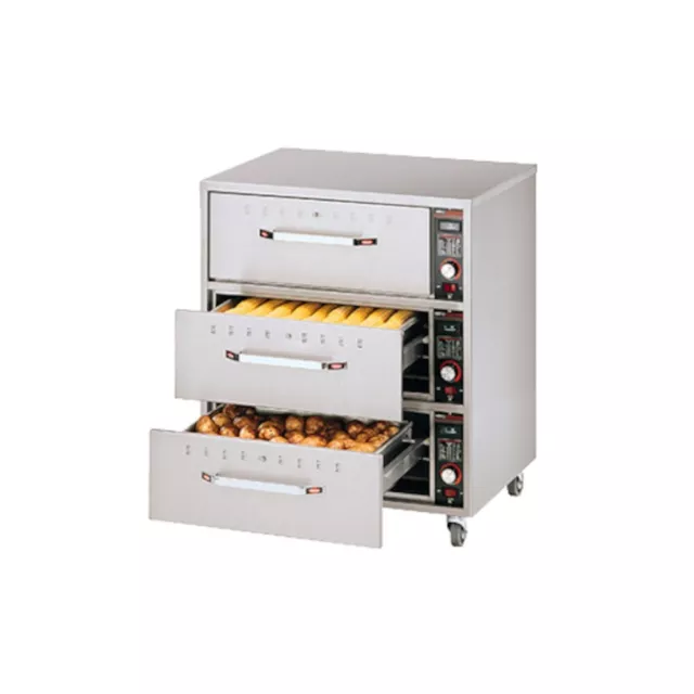 Hatco HDW-3 Warming Drawer, 3 Drawers, Stainless Steel, Volts 120/1