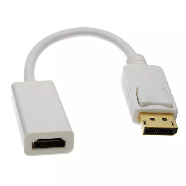 DisplayPort Male Plug to HDMI Female Socket Adapter Cable Output to TV/Monitor