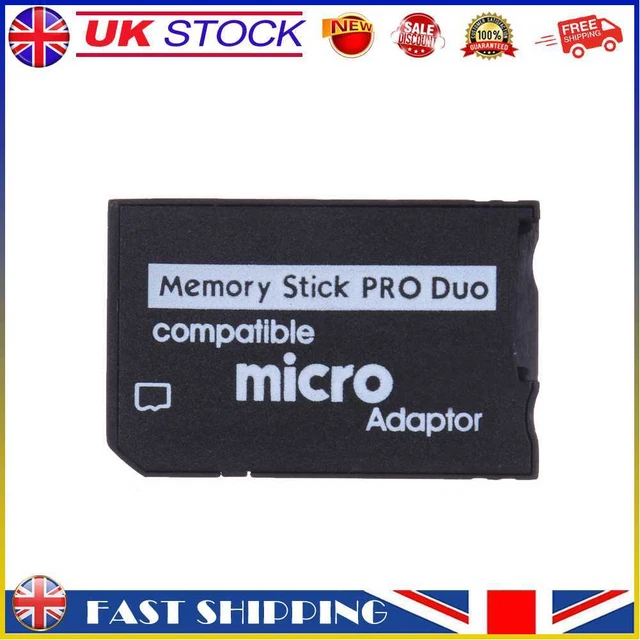 TF To MS Card Memory Stick Adapter Plug and Play Card Reader Adapter for Pro Duo