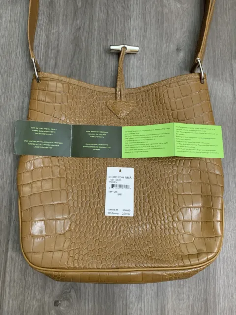 Longchamp Calf Leather Crossbody Bag