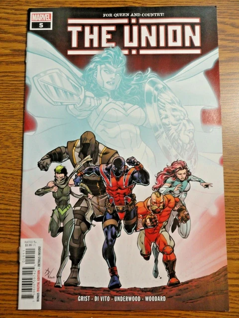 Union #5 A NM Jack Psylocke Braddock Captain Britain UK X-men 1st Print Marvel