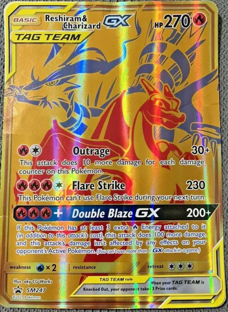 Reshiram & Charizard GX SM 247 