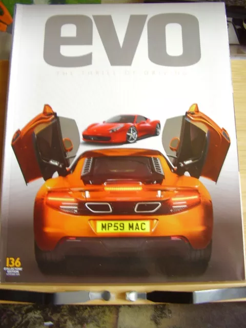 Evo Car Motoring Magazine # 136 Collector's Edition Mugen Civic Lotus Evora